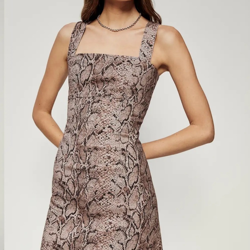 Reformation Lizzie Denim Dress